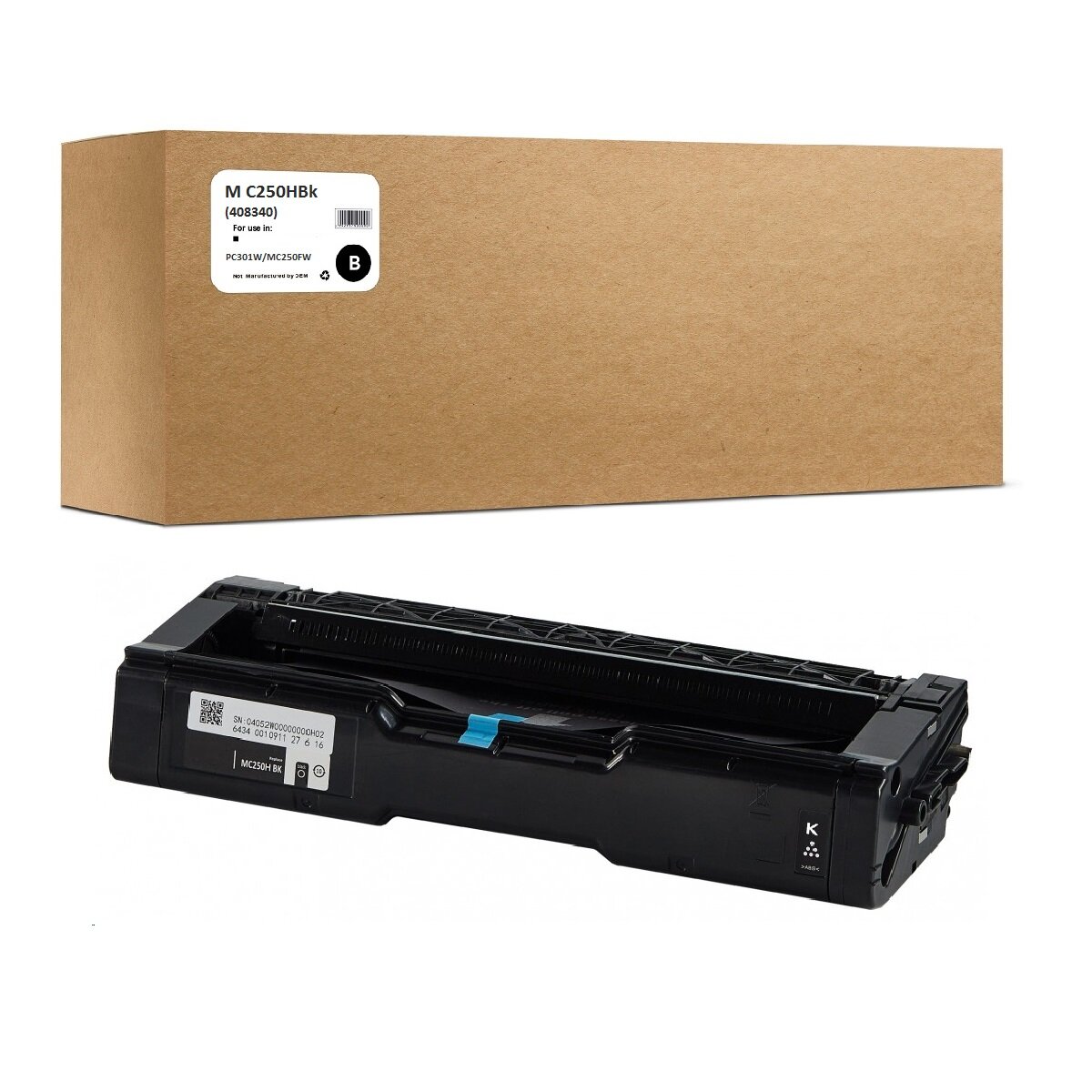 Картридж M C250H (408340) для Ricoh PC301W/MC250FWB 6.9К Black Compatible (совместимый)