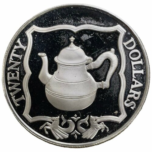 Брит. Виргинские острова 20 долларов 1985 г. (Сокровища затонувших кораблей - Заварочный чайник)(PP)