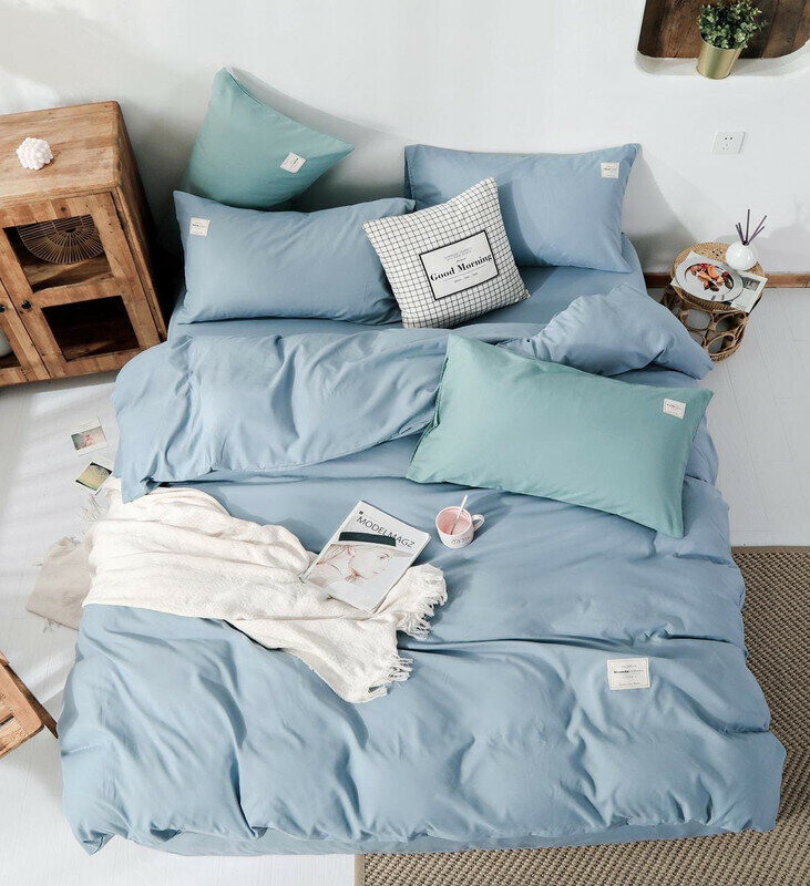 фото Комплект постельного белья Winni Голубой