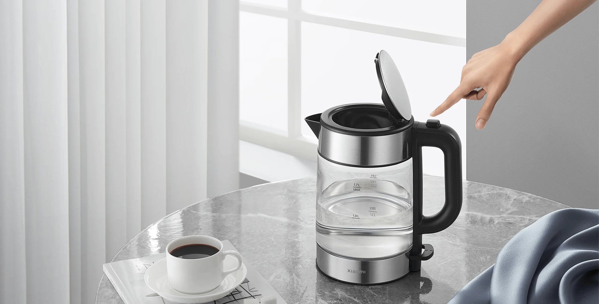 Чайник Xiaomi Electric Glass Kettle RU BHR7490RU