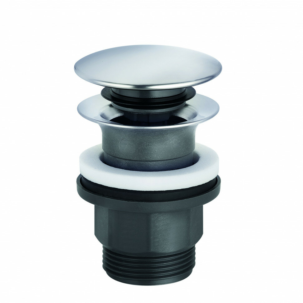 фото Донный клапан Kludi 1042605-00 PUSH-OPEN Донный клапан G1.1/4, хром