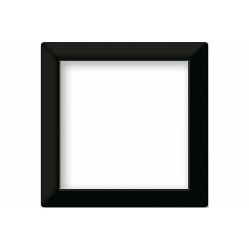 Однопостовая рамка CGSS черная Практика PL-P101-BCM розетка телевизионная черная cgss практика pl w201v bcm