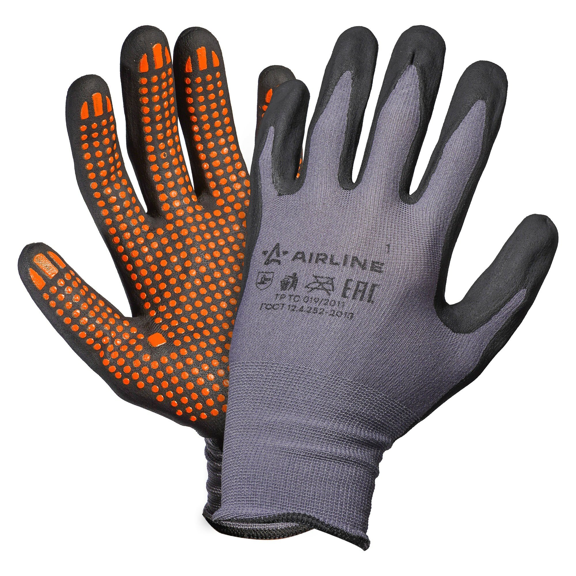 фото Перчатки нейлоновые с покрытием (XL) AIRLINE