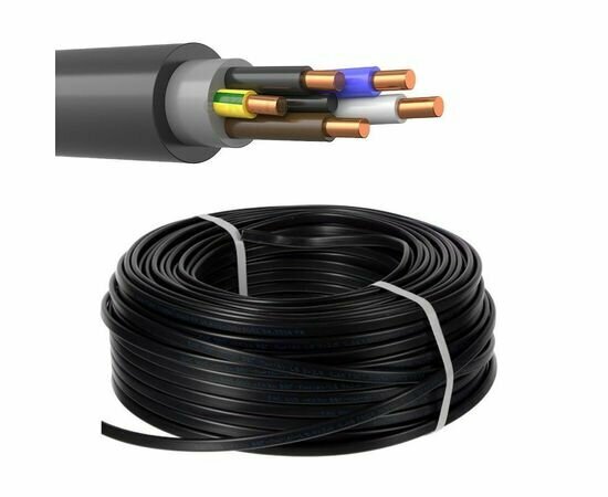 фото Кабель ВВГнг-LS 5х1.5 ТУ, бухта 50м