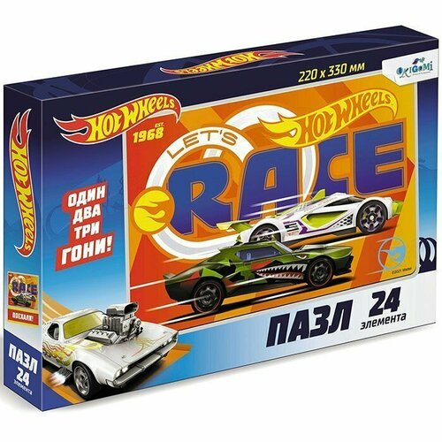 Hot Wheels. Пазл.24Эл. Ускорение.06853 ускорение