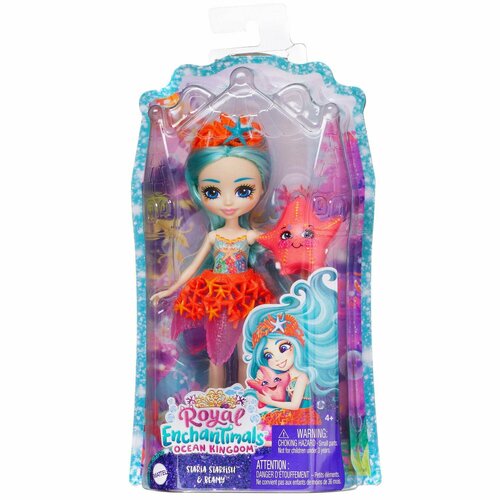 Кукла Mattel Enchantimals Морская звезда с питомцем кукла бри банни enchantimals с любимыми зверюшками