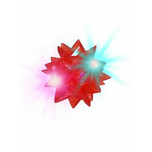 Мяч-прыгун Звезда со светом, 6 см, 1 шт.
