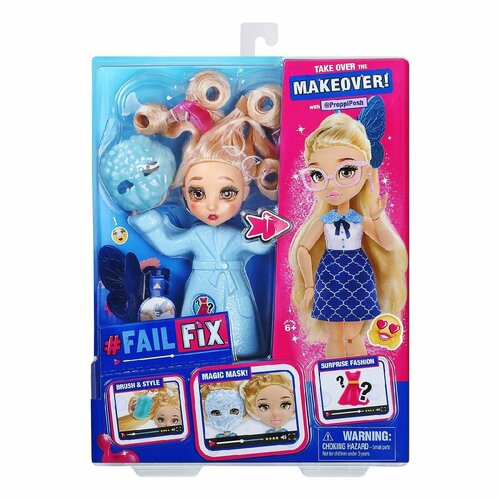 FailFix Игровой набор FailFix Кукла Total Makeover PreppiPosh 12804