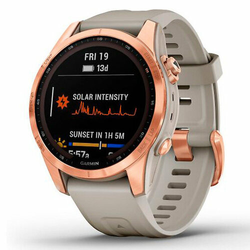 Умные часы Garmin Fenix 7S Solar Розовое золото 010-02539-11 8130000₽