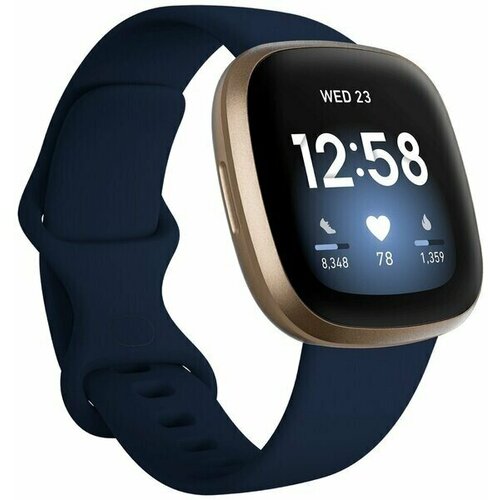 Умные часы Fitbit Versa 3 midnightsoft gold 2189000₽