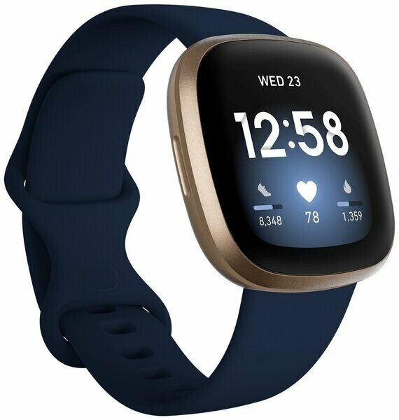 Умные часы Fitbit Versa 3, midnight/soft gold