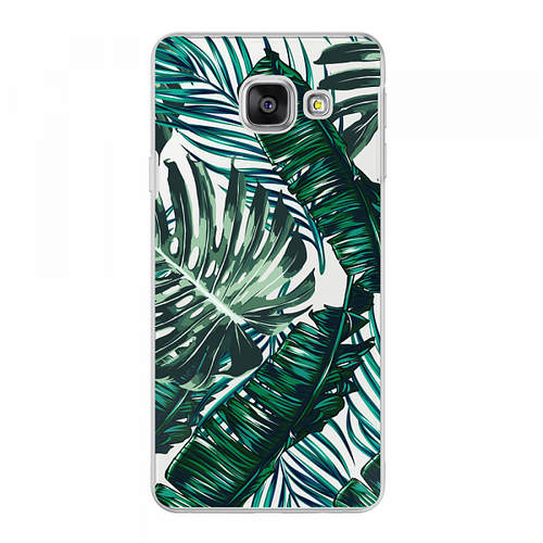 Чехол для Samsung Galaxy A3 (2016) Deppa Art Case Back to summer Листья