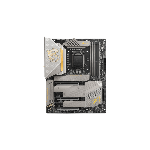 Материнская плата MSI MEG Z590 ACE GOLD EDITION LGA1200 iZ590 4xDDR4 6xSATA3 RAID 4xM2 HDMI ATX 5323600₽
