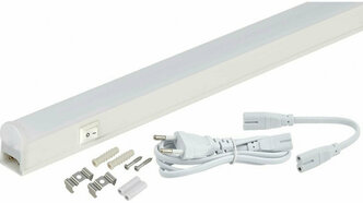 Линейный светильник ЭРА LLED-01-04W-4000-W, 4 Вт, 31.1 х 2.2 см, цвет арматуры: белый, цвет плафона: белый