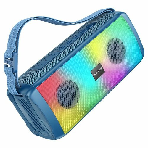 Колонка блютуз портативная Borofone BR26 синий 212900₽