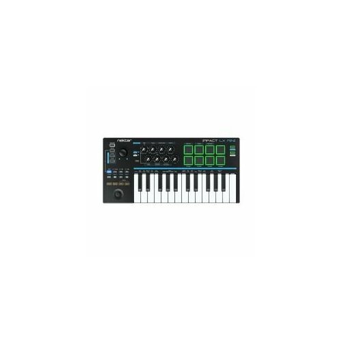 Nektar impact lx mini usb midi контроллер, 25 клавиш, по bitwig 8-track, вес 1кг