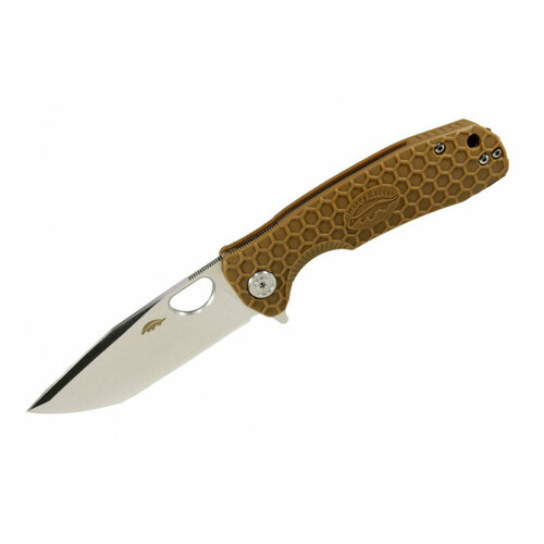 фото Нож складной honey badger tanto d2 l (hb1401) с песочной рукоятью