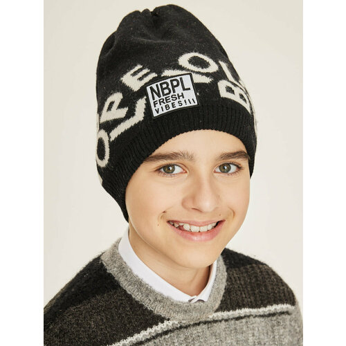 фото Шапка noble people, размер 54/56, черный