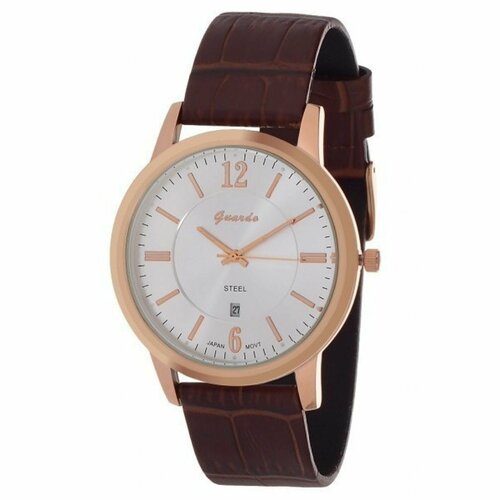 Наручные часы Guardo 0994-5, коричневый, серебряный наручные часы guardo наручные часы guardo luxury s9306 9 черный золотой