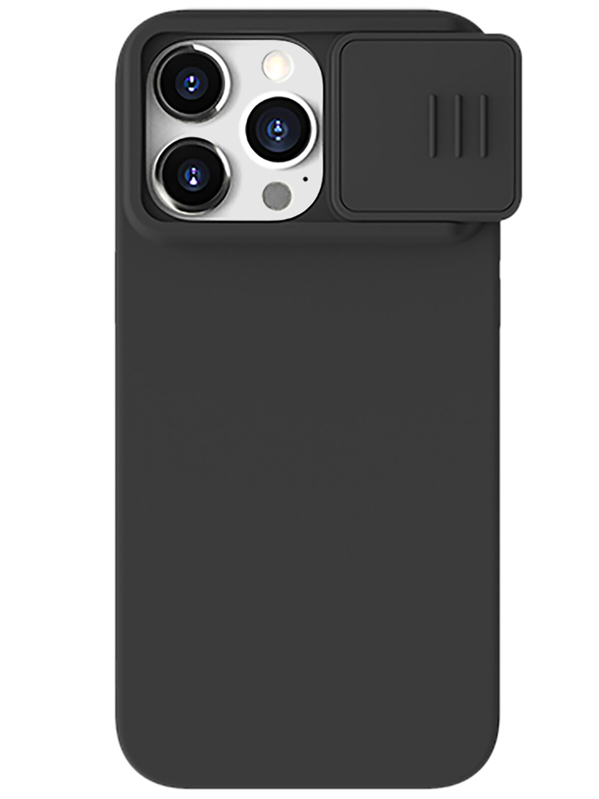 Nillkin для iPhone 15 Pro чехол CamShield Silky Silicone Classic Black