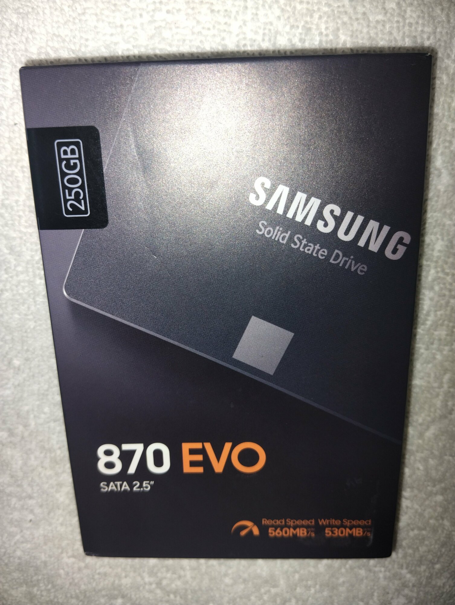 Samsung 870 EVO, 250гб (MZ-77E250B/KR).