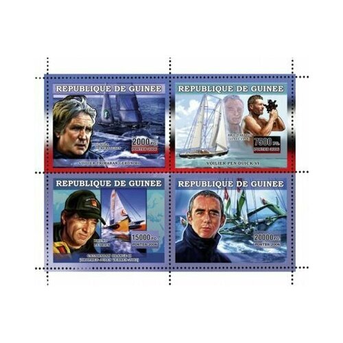 Почтовые марки Гвинея 2006г. Транспорт - Корабли MNH почтовые марки гвинея 2006г битлз джон леннон певцы музыканты mnh