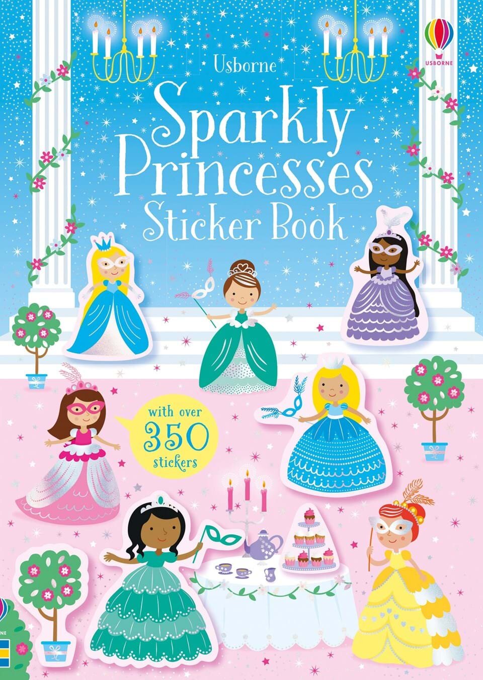 Sparkly Princesses. Sticker Book / Книга на Английском