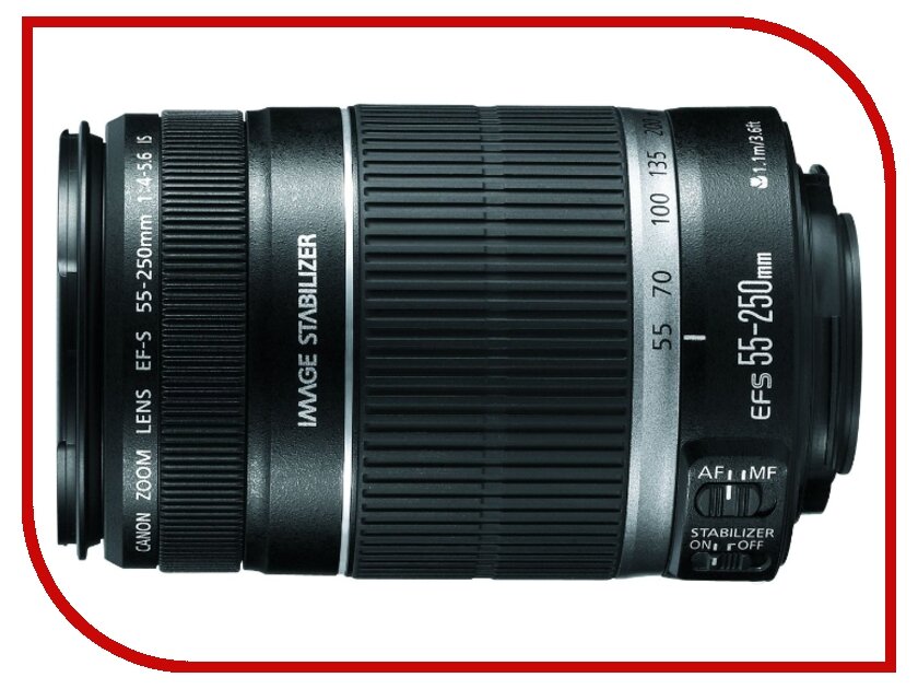 Объектив Canon EF-S 55-250mm f/4-5.6 IS — фото 8