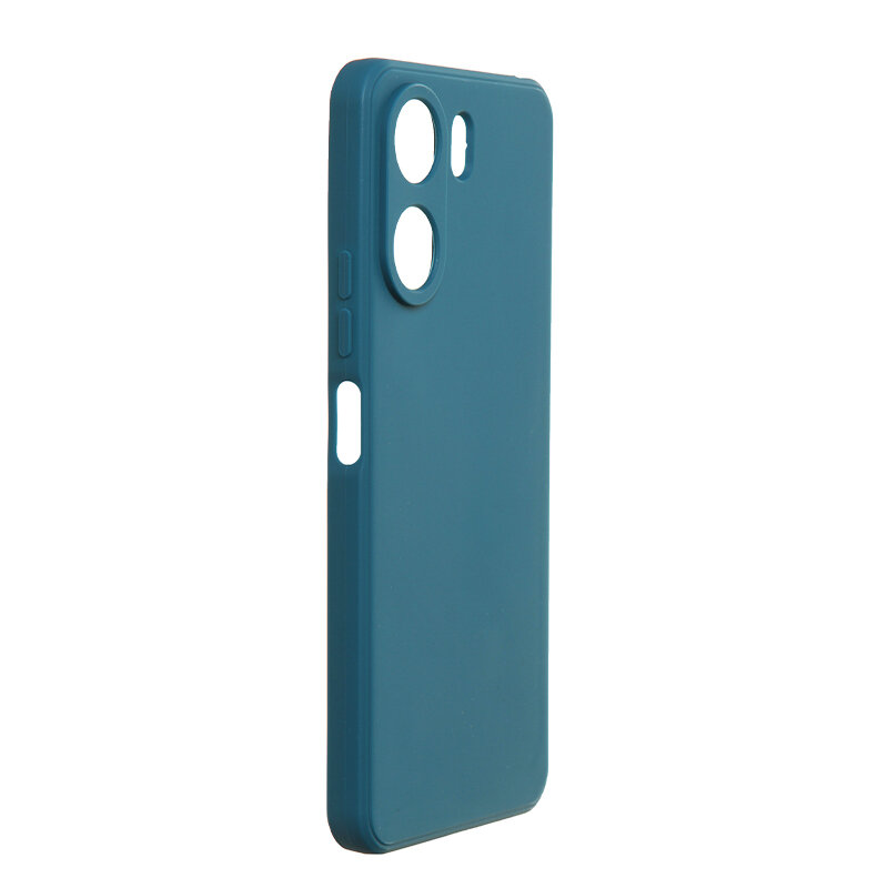 фото Чехол Zibelino для Xiaomi Redmi 13C 4G / Poco C65 4G Soft Matte с микрофиброй Blue ZSMF-XIA-RDM-13C-BLU