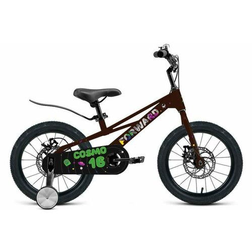 Детские велосипеды Forward Детский велосипед FORWARD COSMO 16 2023 16 темно-коричневый 17690₽