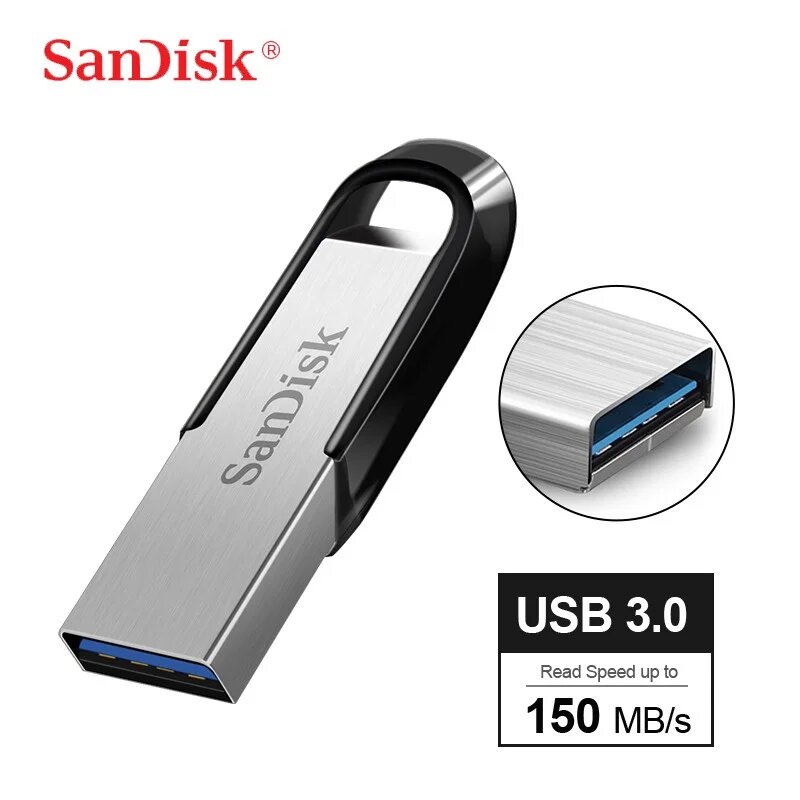 Флешка USB 3.0 SanDisk 16 ГБ Ultra Flair ( SDCZ73-016G-G46 )