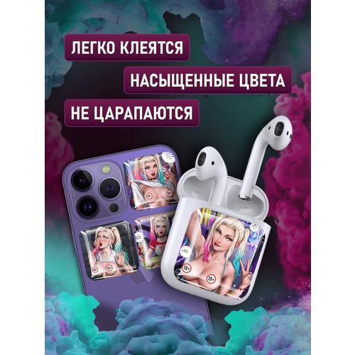 Наклейки на телефон 3D стикеры Харли Квин
