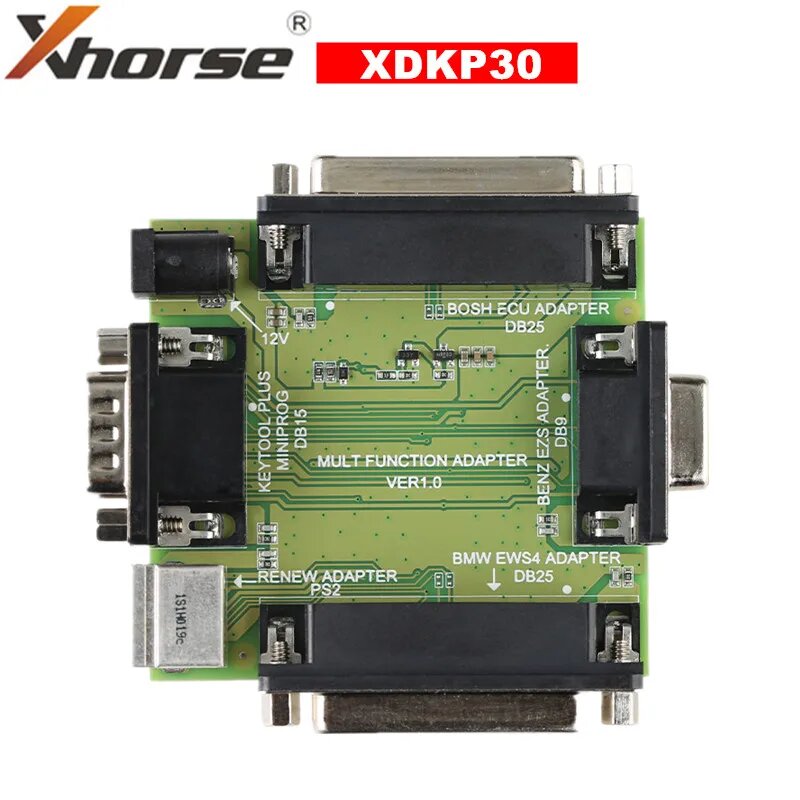 Многофункциональный адаптер Xhorse XDKP30 для BOSH ECU + для Benz EZS + EWS4 + Refresh 4 в 1 для VVDI Key Tool Plus и Mini Prog