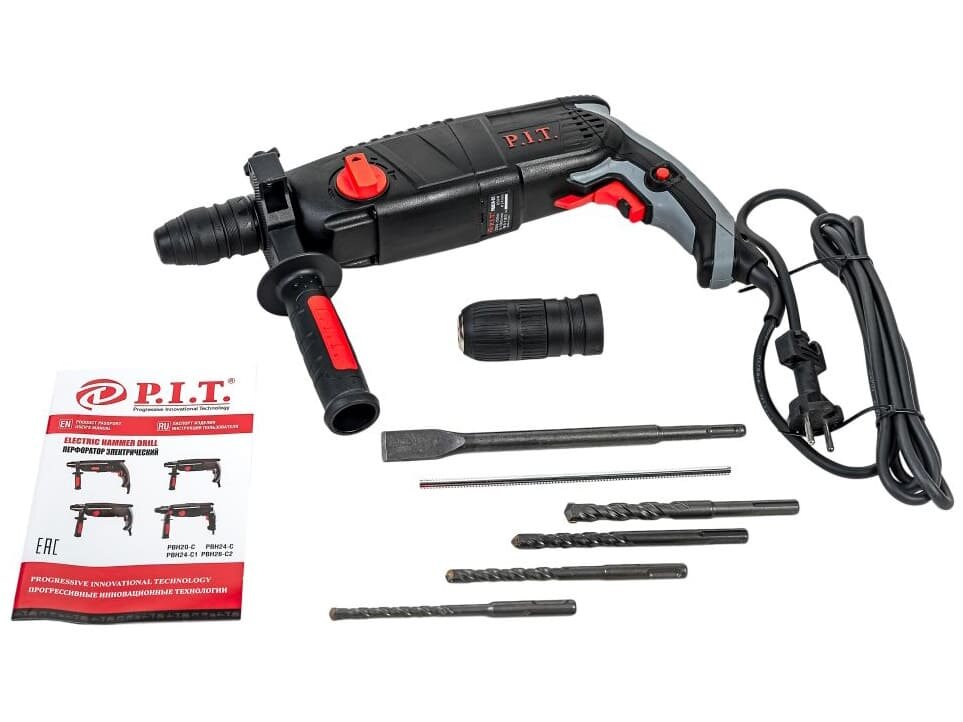 Перфоратор P.I.T. PBH24-C1 (850 Вт, 2.4 Дж) — фото 1