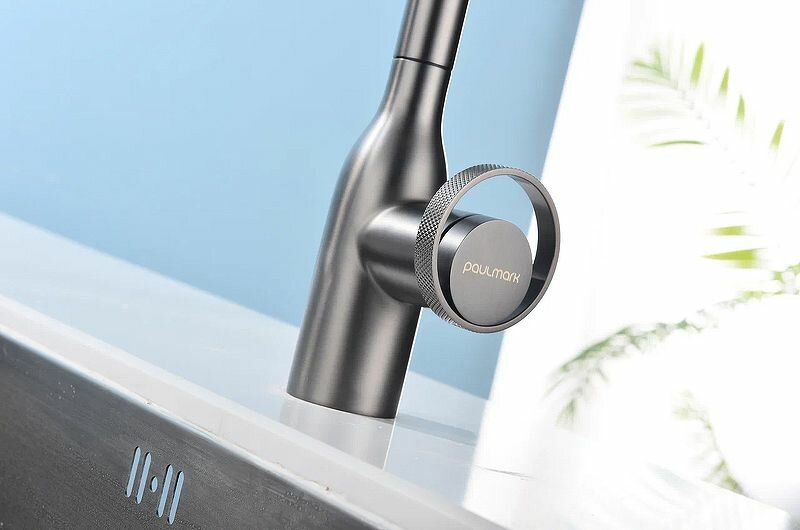 Смеситель Paulmark URBAN Ur213104-BS брашированная сталь с подключением к фильтру — фото 1