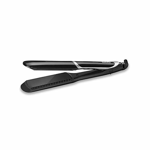 BaByliss Sleek Control Широкий утюжок для выпрямления с ионной технологией, удлиненными и широкими пластинами с турмалиновым керамическим покрытием и насадкой-гребнем ST397E