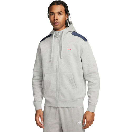 Толстовка NIKE, размер L, серый