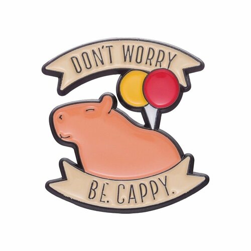 Значок Bag & You, 1 шт., коричневый