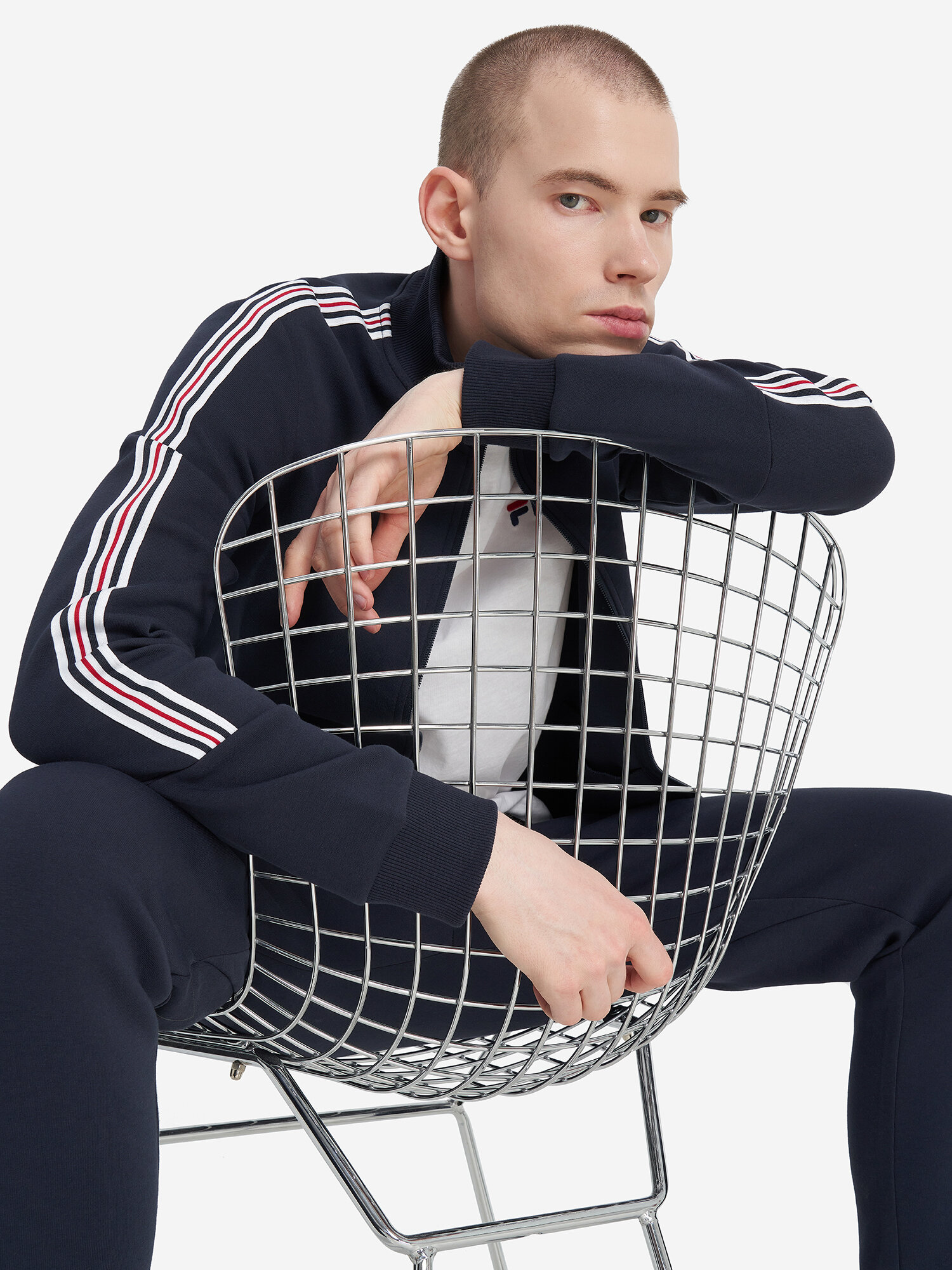 Олимпийка Fila Men's Heritage knitted jumpers full zip