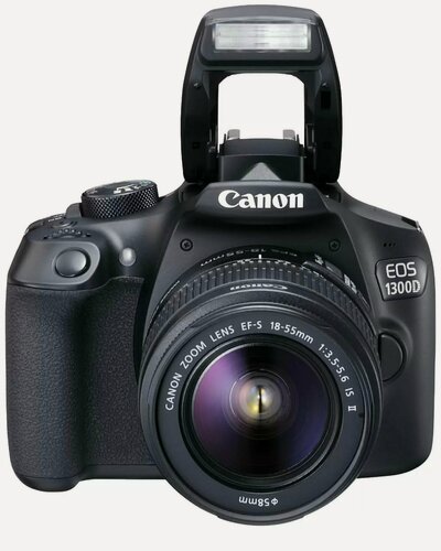 Изображение товара Фотоаппарат Canon EOS 1300D Kit EF-S 18-55mm f/3.5-5.6 IS II, черный