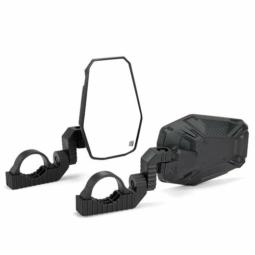 KEMIMOTO UTV Универсальные боковые зеркала 1,65–2 дюйма, совместимые с Polaris RZR XP/XP 4 1000 Turbo RZR PRO XP для Can-am для CF Moto, Черный