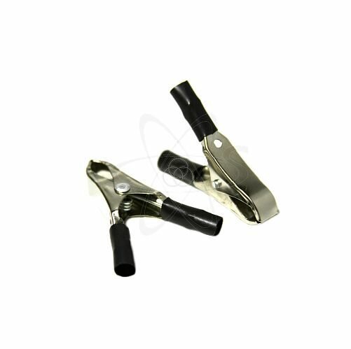 Зажим "крокодил"ЗК 30А 75 мм черный