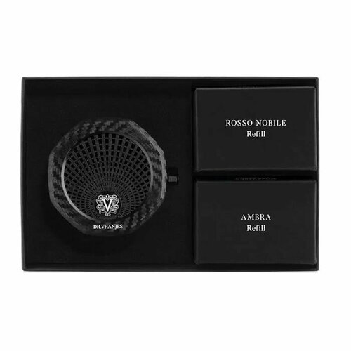 DrVranjes - Gift Box Carparfum Rosso Nobile 28 gr Ambra 28 gr Диспенсер для автомобиля 2 сменных блока с ароматом Rosso Nobile и Ambra 9000₽