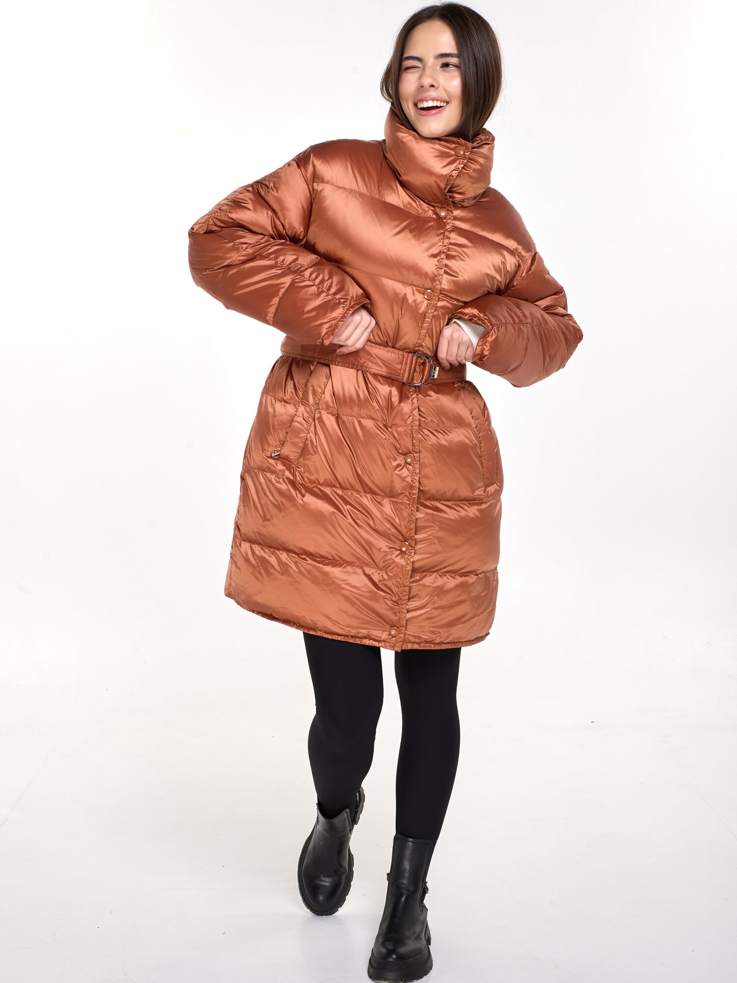 Пуховик UNIQA, размер L/XXL, терракотовый