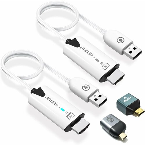 EDUP Беспроводной HDMI передатчик и приемник 50м, 9906-MINI-TYPEC