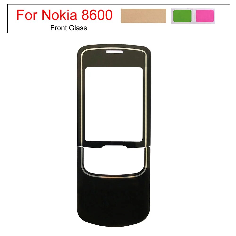 Для Nokia 8600 8800 SE 6700C 8800A сенсорная панель для Nokia N515 передняя внешняя стеклянная крышка панели запасные части, 8600 Black