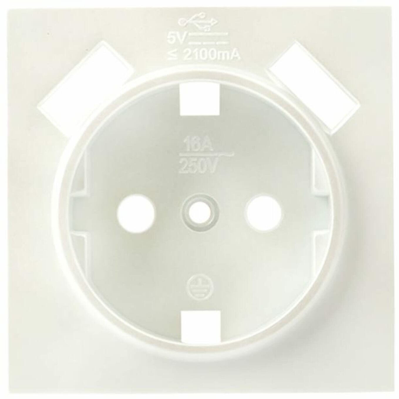 Лицевая панель для розетки EKF Валенсия PROxima ESR16-L-028-50-2USB