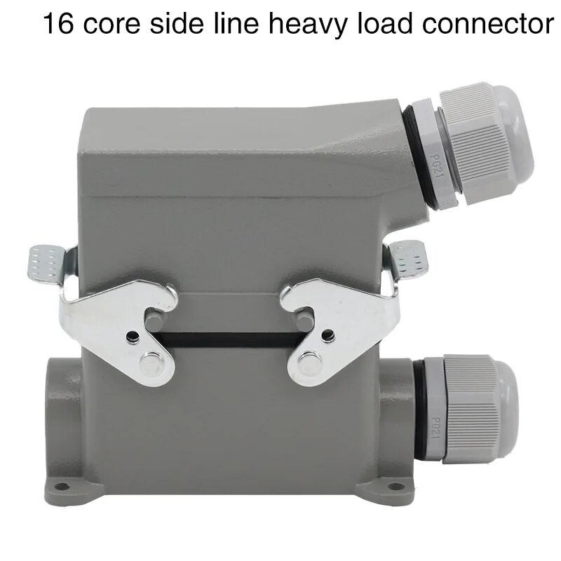 Разъем WZAZDQ HDC-HE-016 серый 16 контактов 500В 16А Lateral line