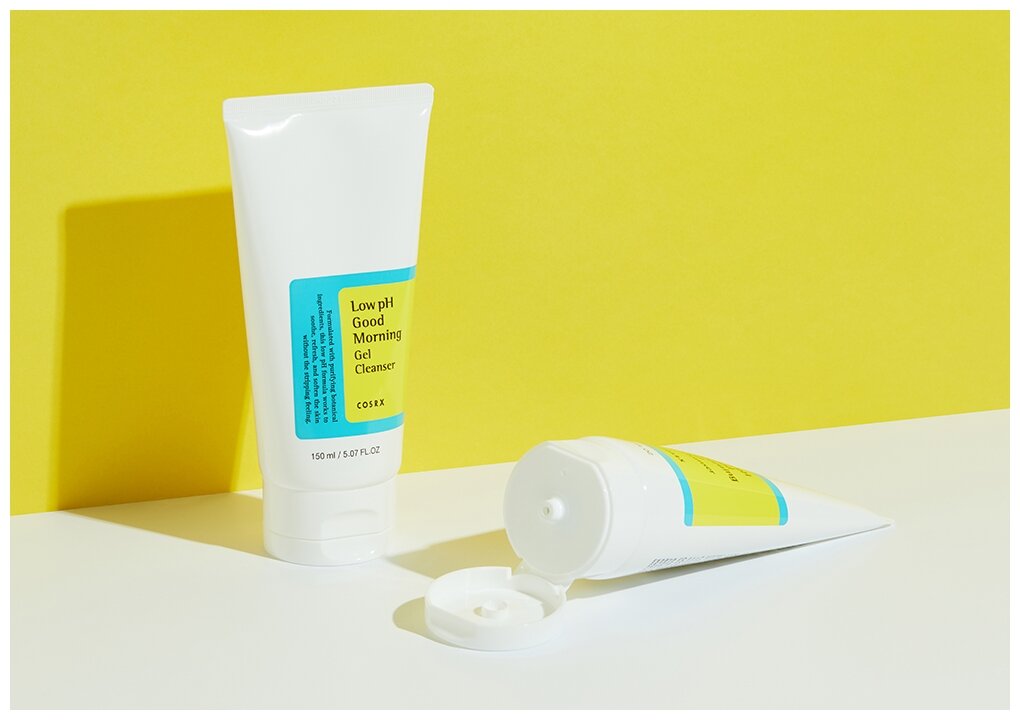 Изображение Cosrx Гель для умывания Good Morning Low-pH Gel Cleanser Утренний с BHA-кислотами и низким pH, 150 мл