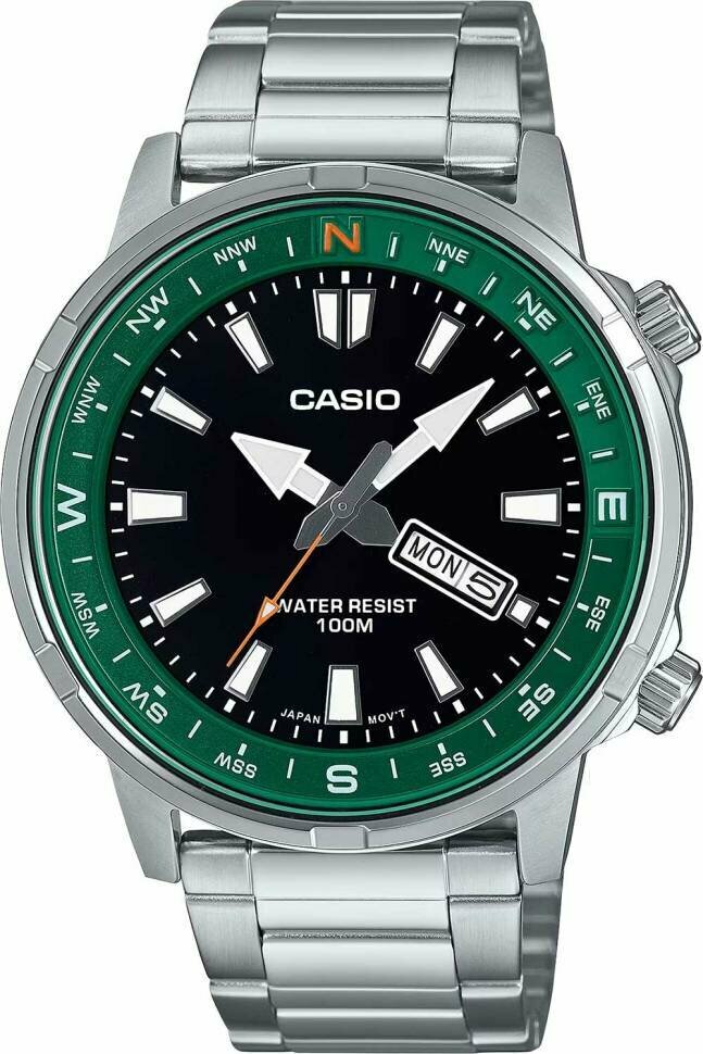 Часы casio мужские со стрелками светящимися — купить по низкой цене на ...